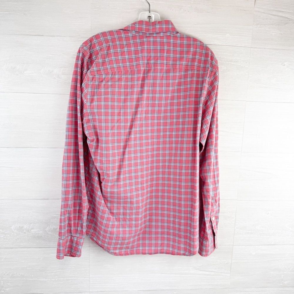 Faherty Plaid Button Down Long Sleeve Cotton Shirt - image 4